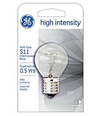 Ge Lighting 35156 40 Watt High Intensity Appliance Light Bulb Clear Intermediate Base 043168904018 2