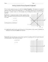 Linear Equations Graphically