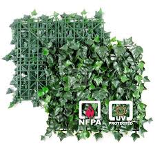 Artificial Ivy Green Leaf Mat Wall