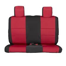 Smittybilt Neoprene Seat Cover Set Red
