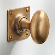 Oval Mortice Door Knobs On Square Plate