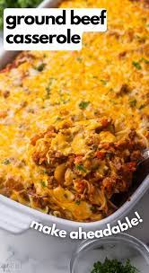 the best ground beef cerole recipe