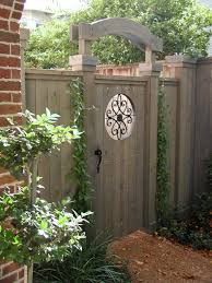 wooden garden gate