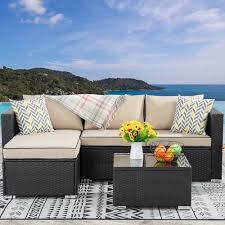 Ment Outdoor Sofa Set 4 Seater And 1