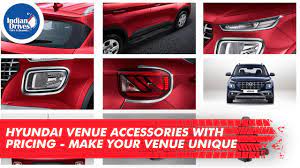 Hyundai venue accessories & parts. Hyundai Venue Accessories With Pricing Make Your Venue Unique Youtube