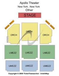 apollo theater seating charts