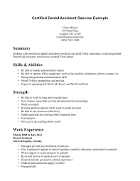 dental assistant resume resume resume objective examples dental assistant resume