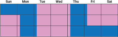 other weekend visitation schedules