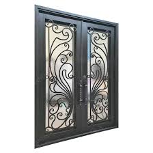 Security Wrought Exterior Iron Door