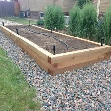 Raised Bed With Retaining Wall Blocks