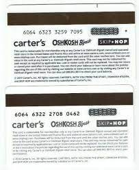 carters gift card lot of 2 it s a