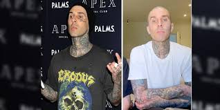 how travis barker made his face tattoos