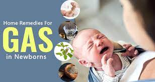 relieve gas in newborn es