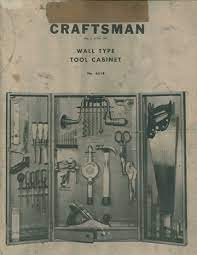 Craftsman Wall Type Tool Cabinet No