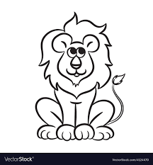 lion black and white royalty free