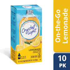 20 Packets Crystal Light Lemonade On The Go Powdered Drink Mix 0 13 Oz Walmart Com Walmart Com