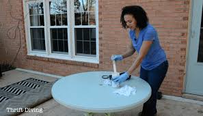 How To Paint Outdoor Furniture Thrift