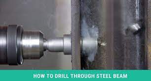 how to drill through steel beam 10
