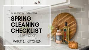 home spring cleaning checklist