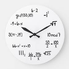 Funny Math Genius Geek Large Clock