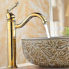 Antique Brass Faucet Bathroom Basin