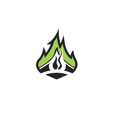 Vector Of A Modern And Sleek Fire Logo