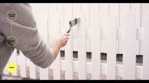How to - Paint a fence - YouTube
