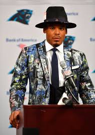 Cam newton bringing mother goose chic to the post game press conference. What Cam Wore Check Out Qb Newton S 2018 Fashion Choices Al Com