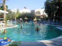 smaller swimming pool at paphos gardens