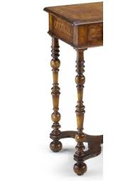Small Burl Console Table Library