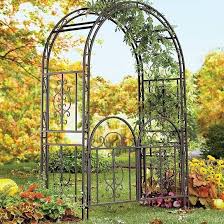 Iron Garden Arch Arbor Trellis With