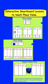Smartboard Place Value Activities With Printable Worksheets
