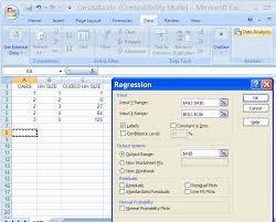 Excel Multiple Regression