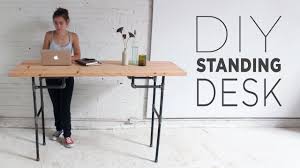 Related:adjustable table legs adjustable height desk legs electric adjustable desk legs ikea desk legs. Diy Standing Desk Youtube