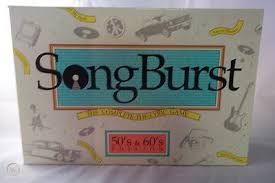 Think of it as a welcome flashback to our shared experiences growing up in the '50s, '60s and '70s. Song Burst Board Game 50s 60s Edition Music Trivia Adult Party Game Lyrics Vtg 469629325