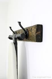 Diy Rustic Wooden Ironing Board Hanger