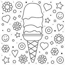 Kids are certainly big fans of ice creams. Ice Cream Coloring Pages For Kids To Print Free Pictures Advanced Printable Dialogueeurope