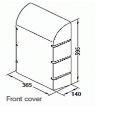 White Plastic Cover For Wall Mounted