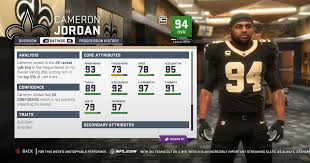 Madden 19 New Orleans Saints Player Ratings Roster Depth