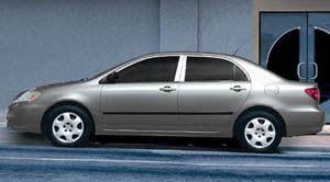 2005 toyota corolla specifications