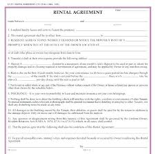 Residential Property Lease Agreement Template Abstract