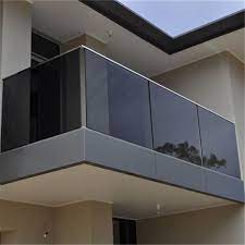 Aluminum Tinted Glass Balcony Railing