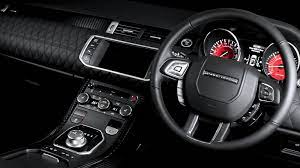 An automatic gear stick inside the 2017 land rover range rover evoque with . Kahns Quilted Dashboard Interior Accessories Land Rover Pure Products