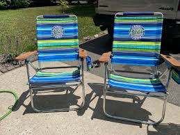 2 tommy bahame high boy beach chairs