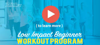 Low Impact Beginner Workout Program
