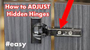 how to adjust kitchen cabinet hinges