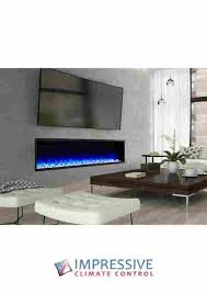 Simplifire 78 In Scion Linear Built In Electric Fireplace