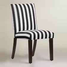 Well you're in luck, because here they come. Black And White Stripe Dining Chair