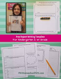 Sign me up for updates relevant to my child's grade. Free 1st Grade Research Paper Writing Template Pk1homeschoolfun