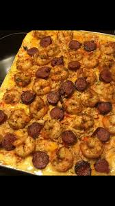 Subscribe to dish to save recipes. Loaded Mac Cheese With Shrimp Sausage And Crab Meat Seafood Mac And Cheese Crab Mac And Cheese Shrimp Mac And Cheese Recipe